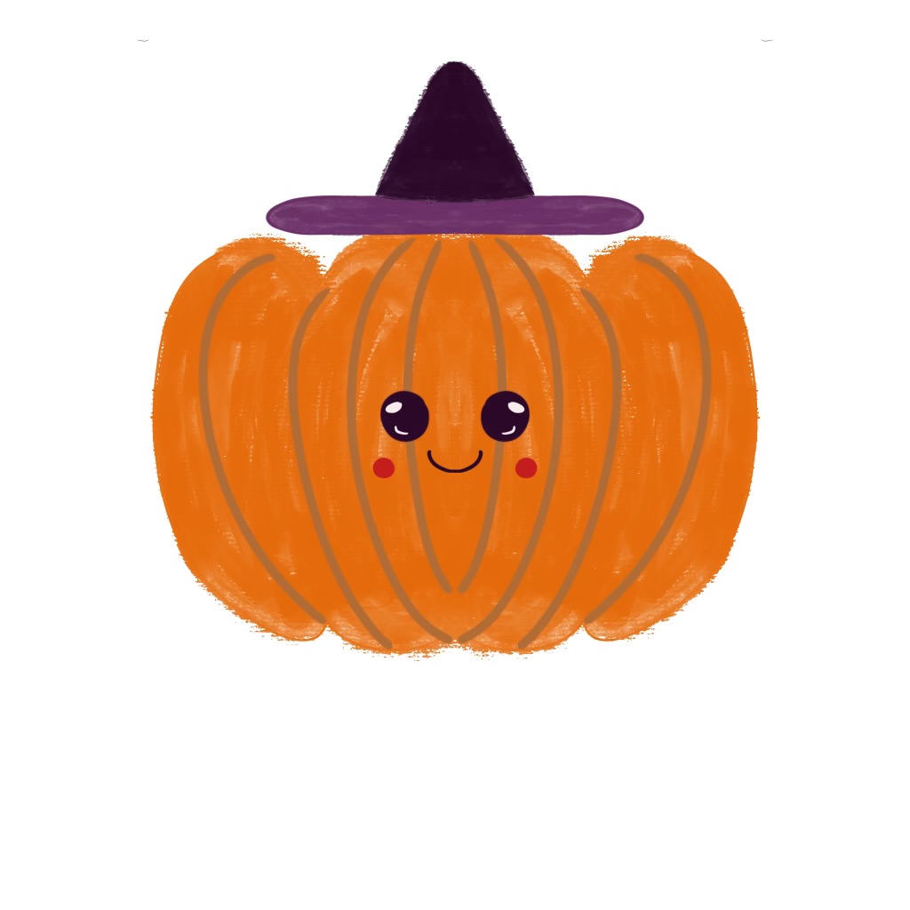 Hand drawn Basic Witch character